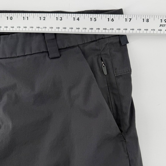 Lululemon Mens Size 33 Commission Pant Classic "Swift Cotton" Melanite Gray - Picture 6 of 7